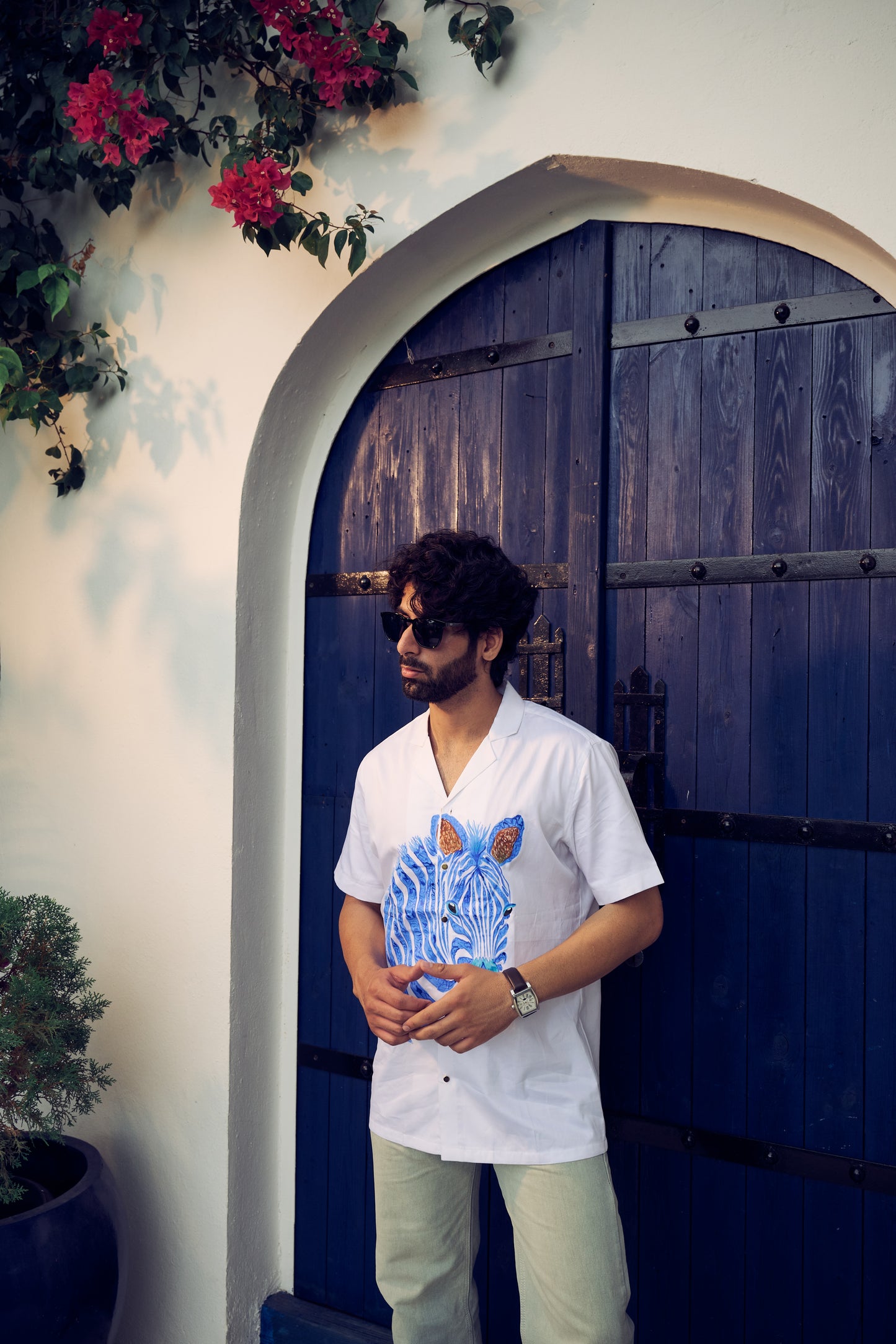 Wild Strokes Cuban Shirt