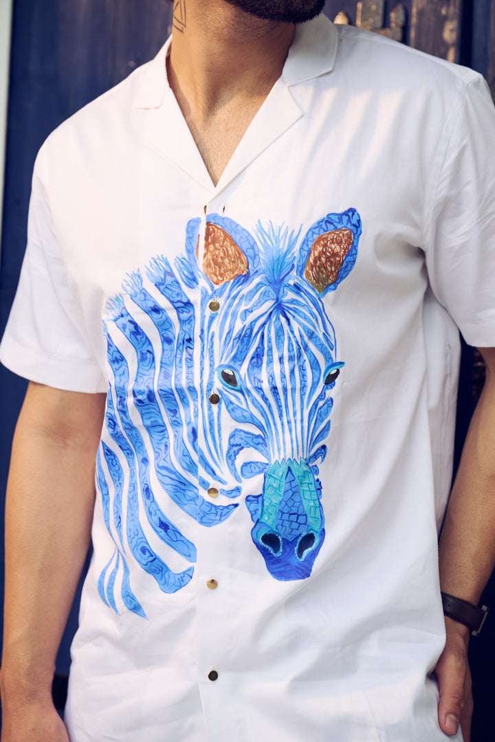Wild Strokes Cuban Shirt