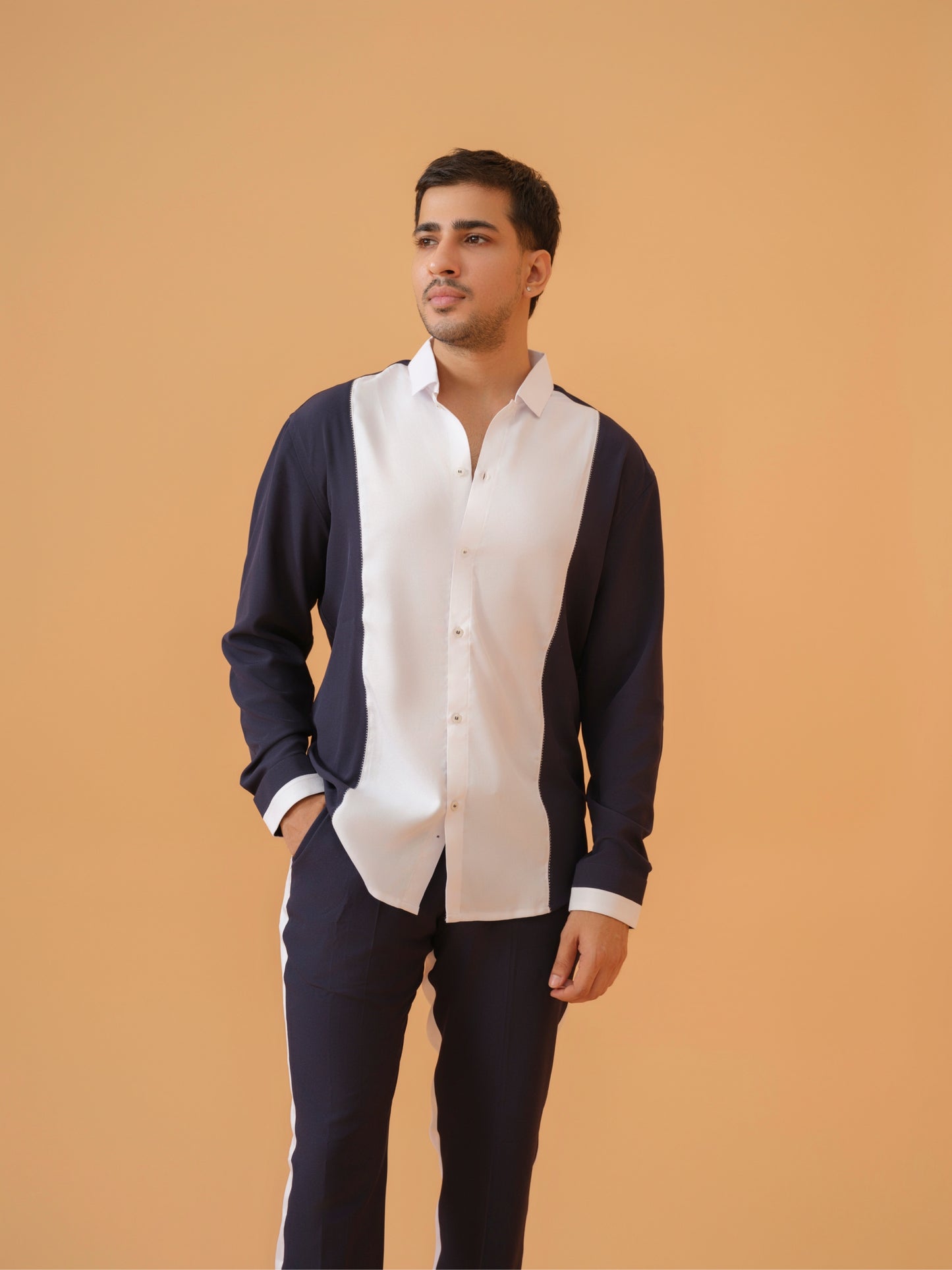 Blue Colour Block Co-ords