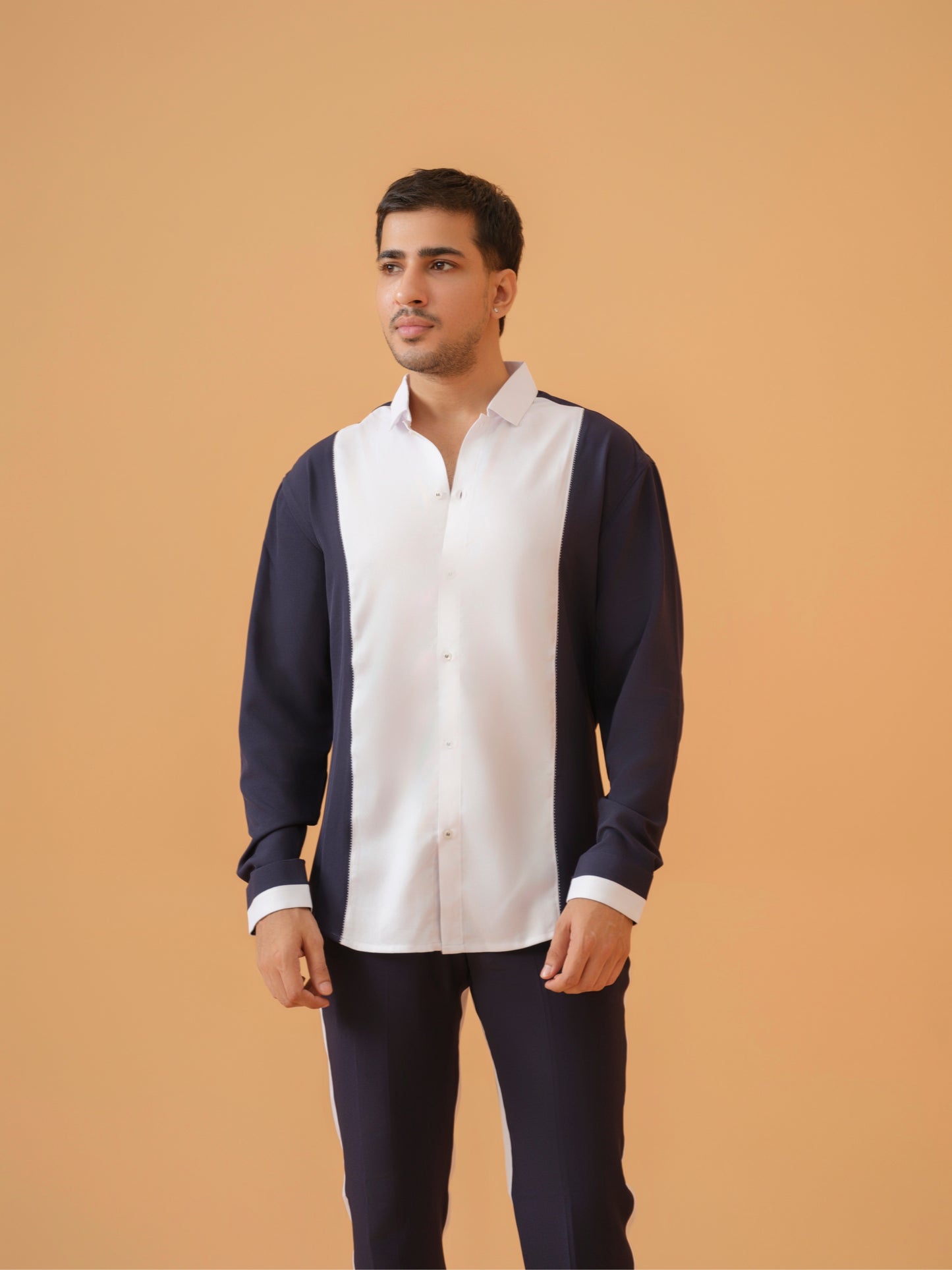 Blue Colour Block Co-ords