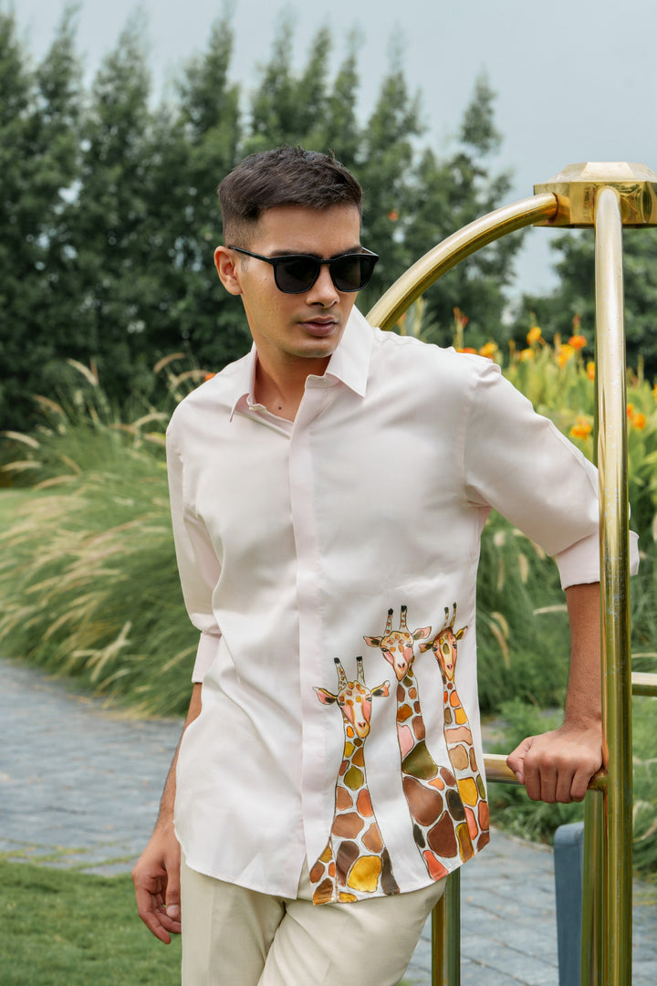 Pink, Hand-painted shirt