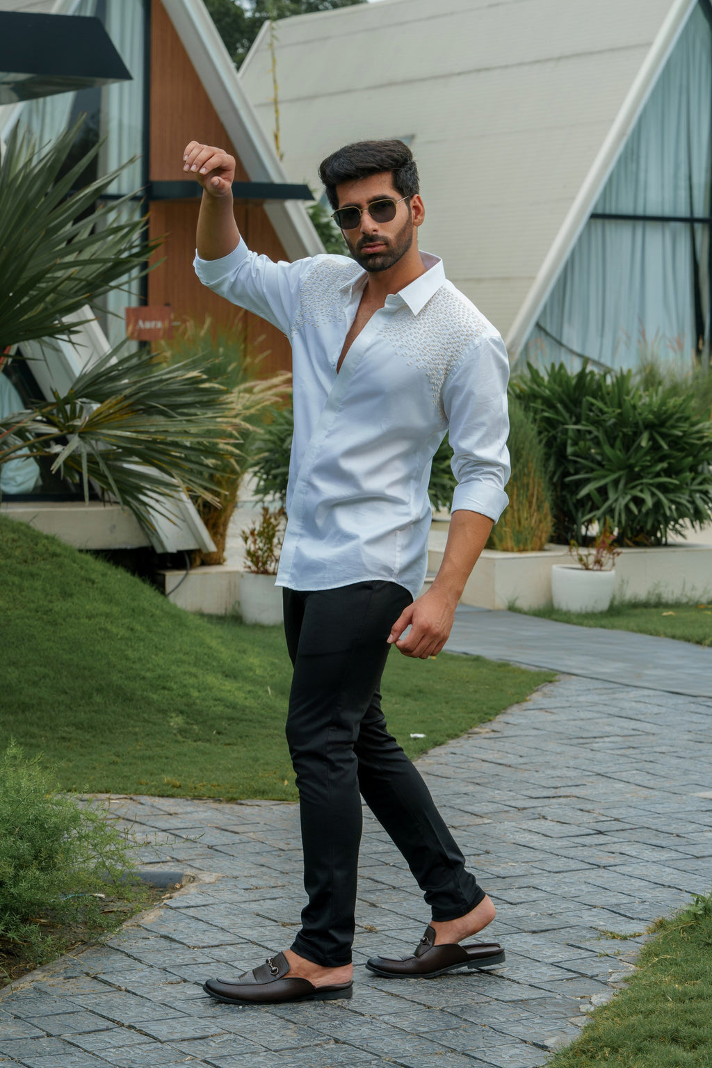 Ivory Cascade Shirt