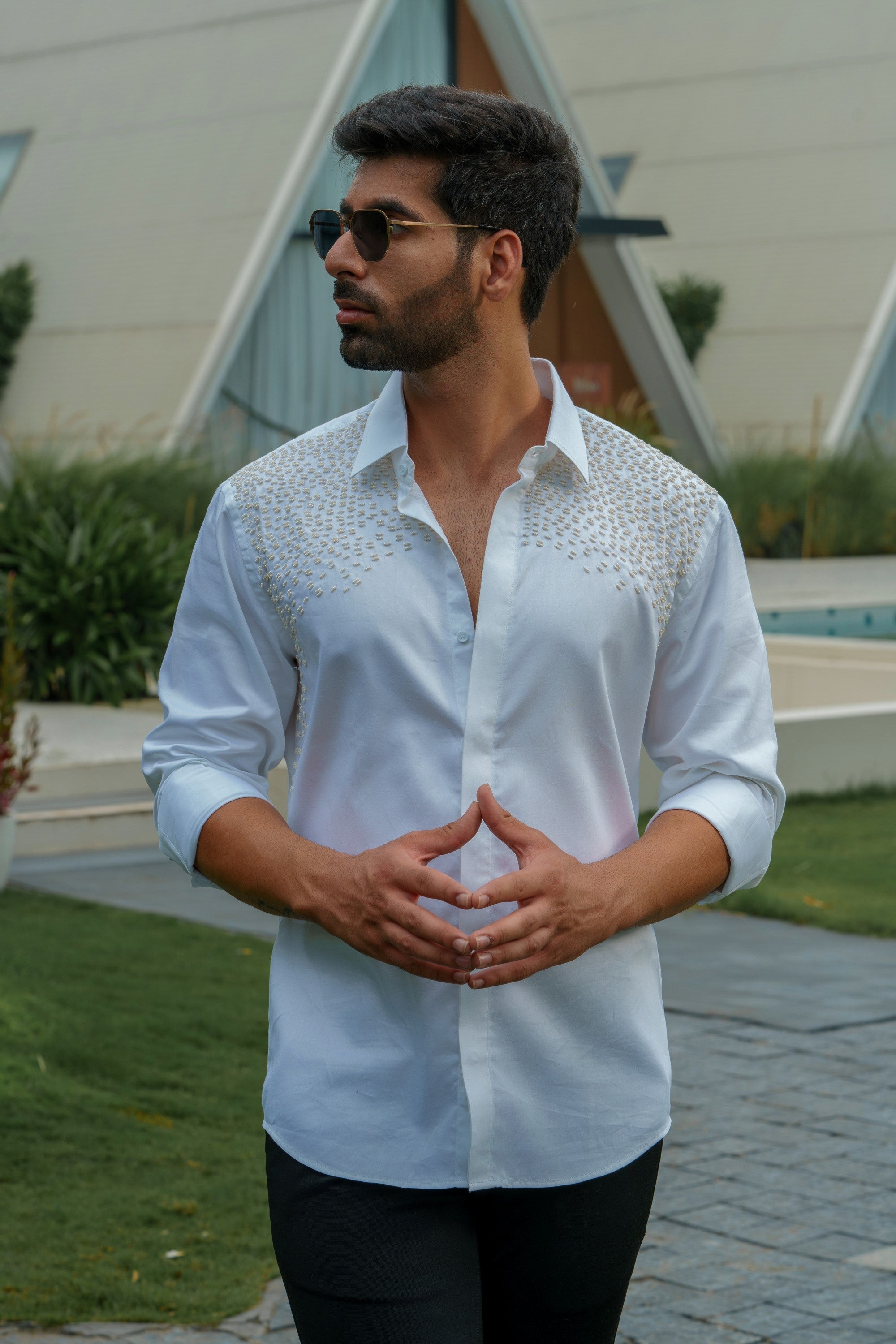 White Cocktail Shirt