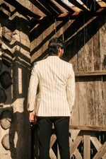 Ivory Regent Pinstripe Blazer