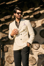 Ivory Regent Pinstripe Blazer