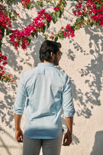 Azure Bloom Shirt