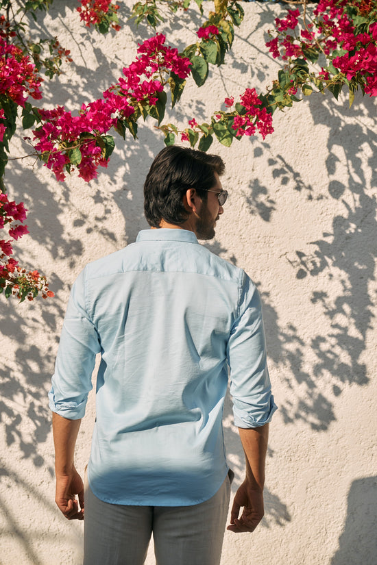 Azure Bloom Shirt