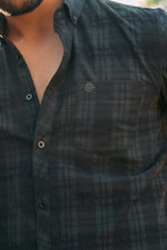 After Hours  Green Check Shirt